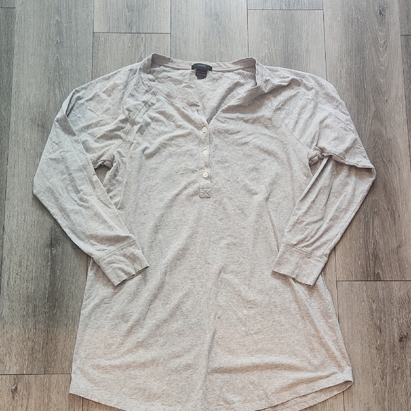 J Crew Sleep Wear Gray Women's Top - Picture 1 of 7